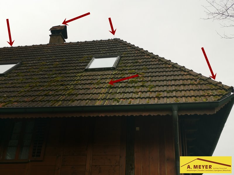 Blitzableiter Blitzschutz installieren lassen Fangleitung Maschensystem Blitz